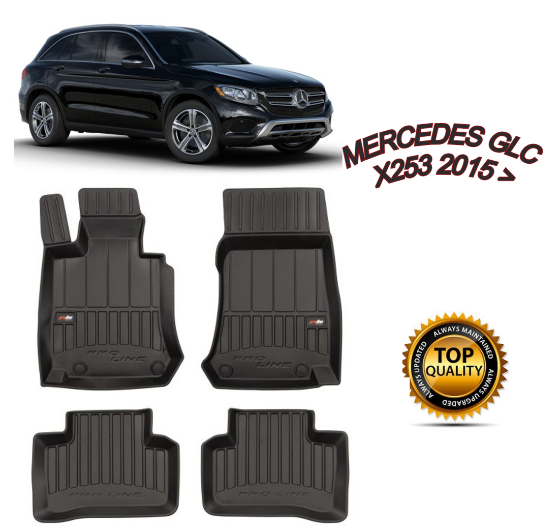 TIPSKI GUMENI PREMIUM 3D TEPISI ZA MERCEDES GLC X253 06.15 